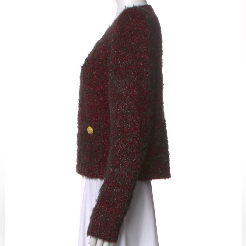 L'Agence Una Fuzzy Cardigan NWOT - Picture 6 of 8